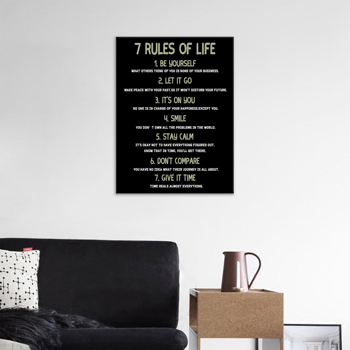 Motivational Canvas Wall Art Inspirational Entrepreneur Quotes Poster Print Positive Theme Picture Painting Wall Decor Artwork for Modern Home Teens Room Office Stretched and Framed [18''Hx24''W]
