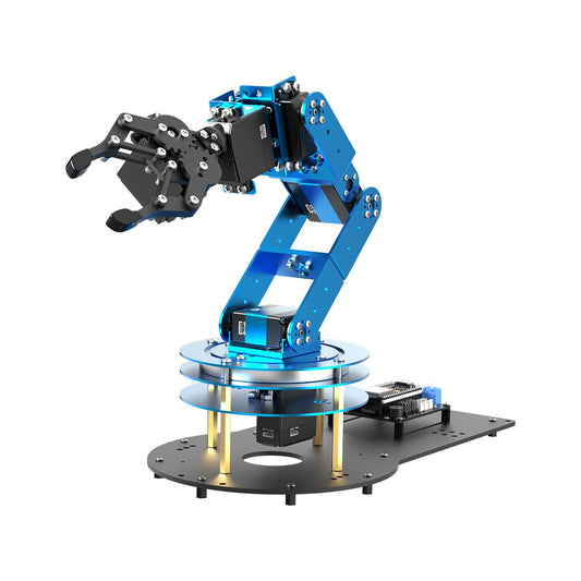 Robotic Arm for Arduino AI Vision & Voice Interaction Serial Bus Servo Smart 6DOF Robot Arm, STEM Project Educational Robot with Tutorials, Science/Coding/Programming Set, LeArmAI Standard Kit