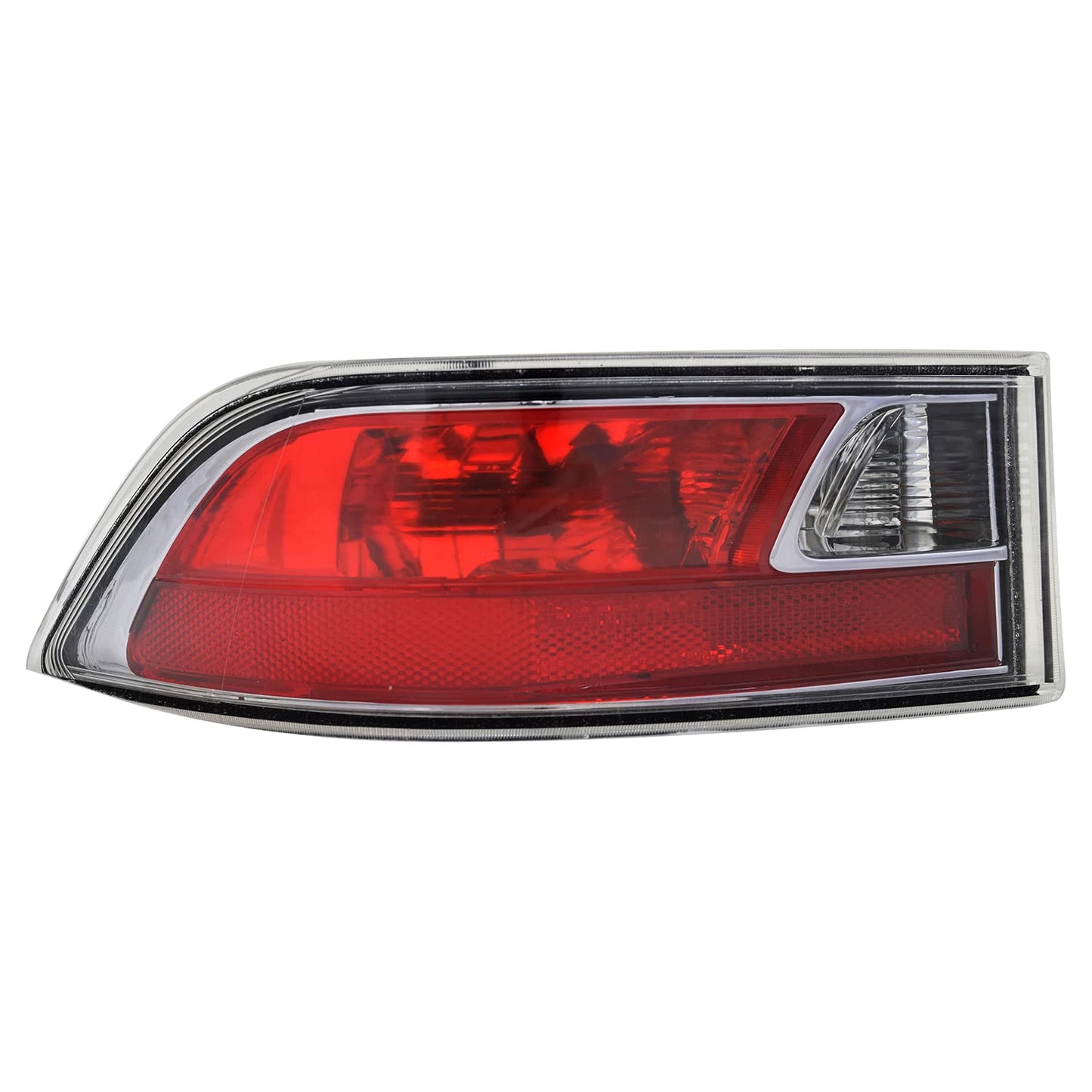 TYC Back Up Light Left-Side Compatible with 2014-2021 Lexus GX 460, Model 17-5876-00, Red and Clear