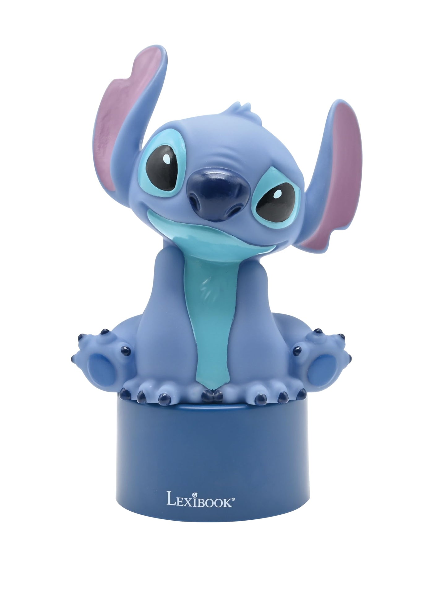 LEXiBOOK Disney Stitch Nightlight Speaker Color Change Small Blue NS01D