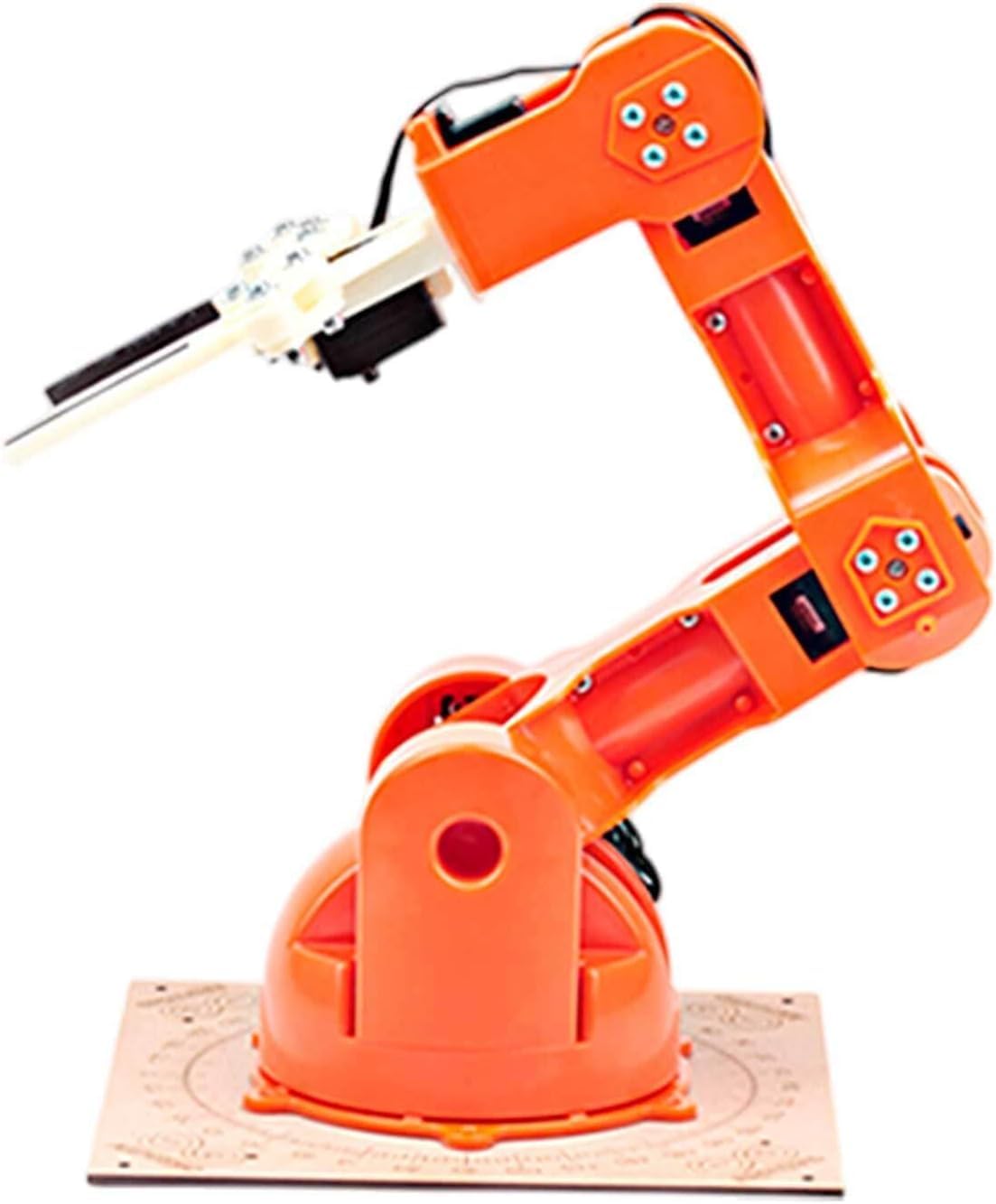 Arduino TinkerKit Braccio [T050000] – Fully Operational Robot Arm with Adjustable Configurations, 5V 4A Power Supply Included, High-Precision Servo Motors, Ideal for DIY Projects & Robotics Learning