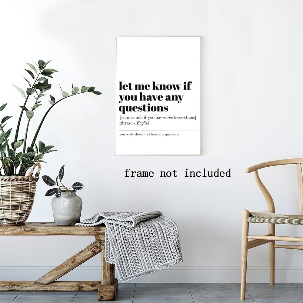 Generic Inspirational Phrases Wall Art Prints for Women - Inspirational Sayings Quote Poster - Home Office Cubicle Decor - 8x12in Unframed, style-2