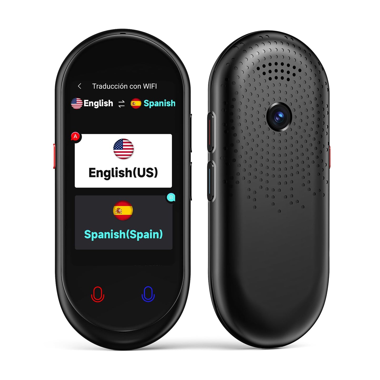 Language Translator Device, Portable Translator No WiFi Needed, Offline Voice Photo Translation, 150 Languages Supported, High Accuracy VORMOR Translator for Travel Business Learning (Black)