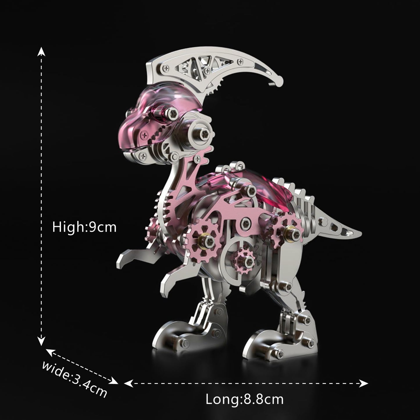 3D Metal Puzzles for Adults,Mechanical Dinosaur,Steel Dinosaur Series DIY 3D Metal Model Kits,Home Decoration Art Handicrafts Gifts Toys