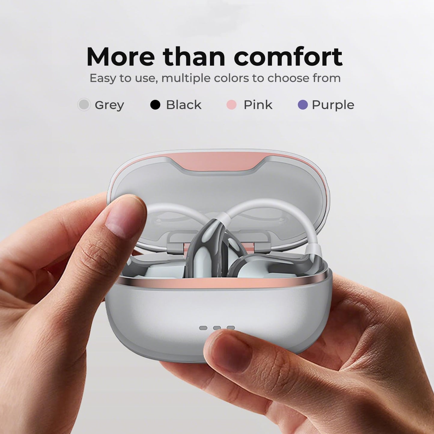 QYGCKJ NE18 AI Translation Earbuds Real Time, 135 Language Translator Earbuds, 3-in-1 Buletooth 6.0 Wireless Translating Device with 4 Mode, Translate Ear Buds for Travel Business Learning (Silver)