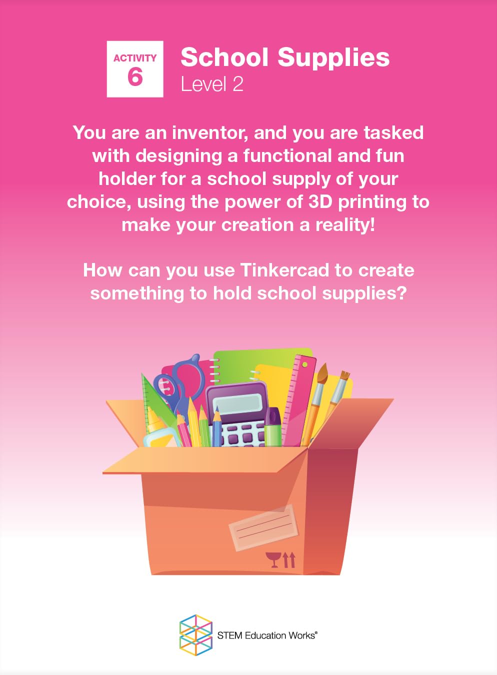 3D Printing Activity Cards - 15 STEM Activities for Kids and Adults