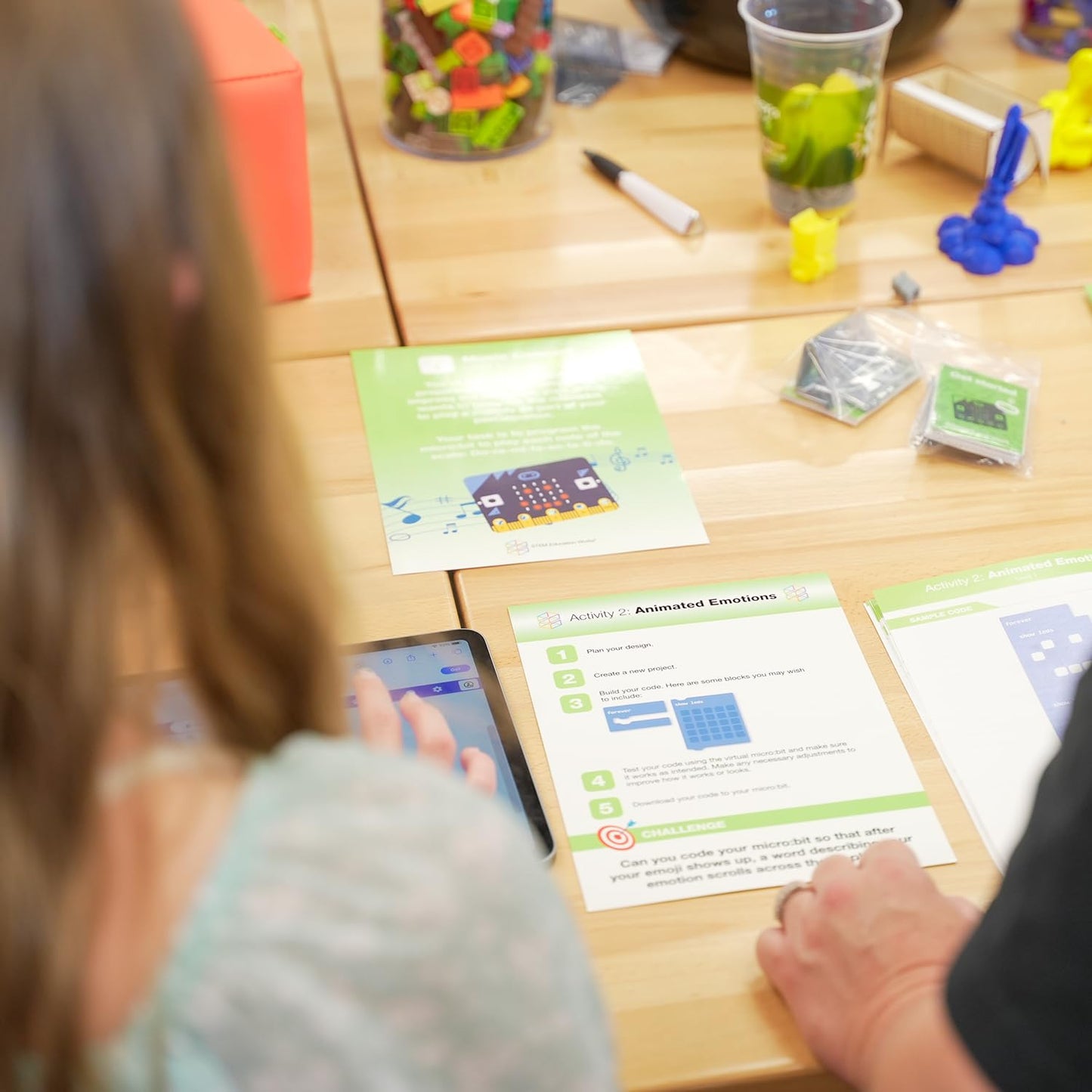 microbit Activity Cards for STEM Education - Micro:Bit - with Classroom Friendly Teacher Guide & 15 Interactive Challenges for Students