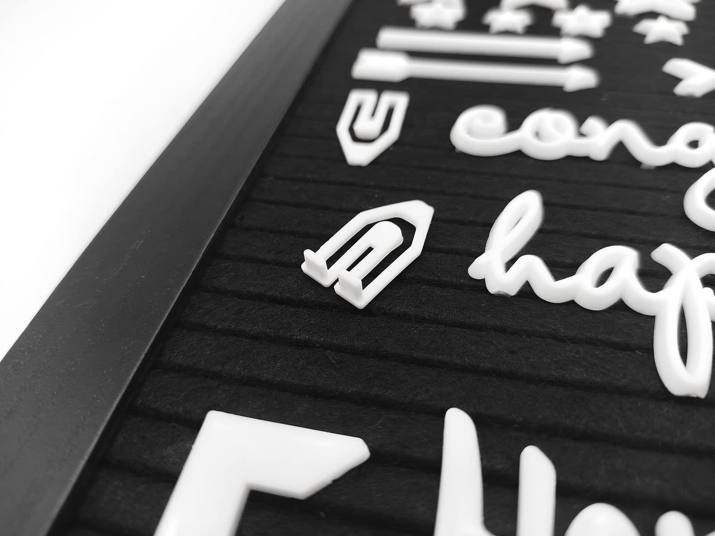 G GAMIT Felt Letter Board Letters Set, Letter Sign Symbol Numbers and Cursive Week and Month Only