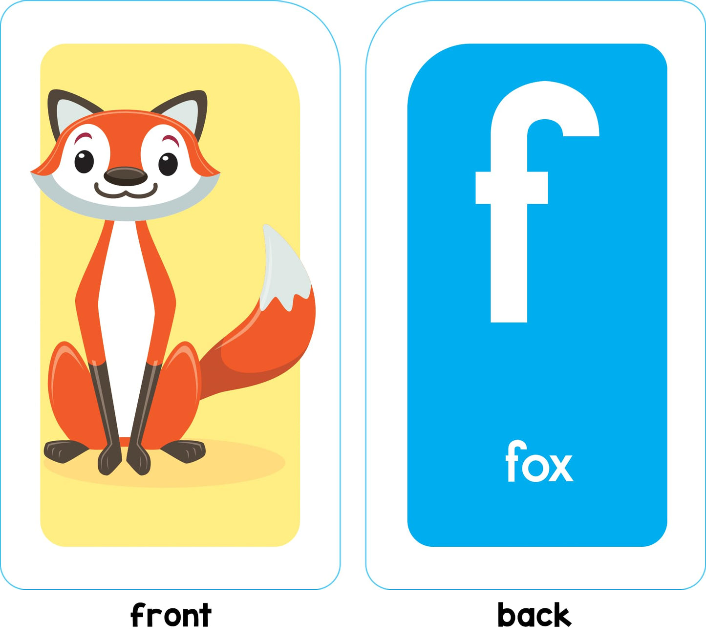 School Zone Alphabet Flash Cards: 56 Cards, Toddler, Preschool, Learn the ABC's, Letters, Phonics, Colorful & Fun Learning, Ages 3+