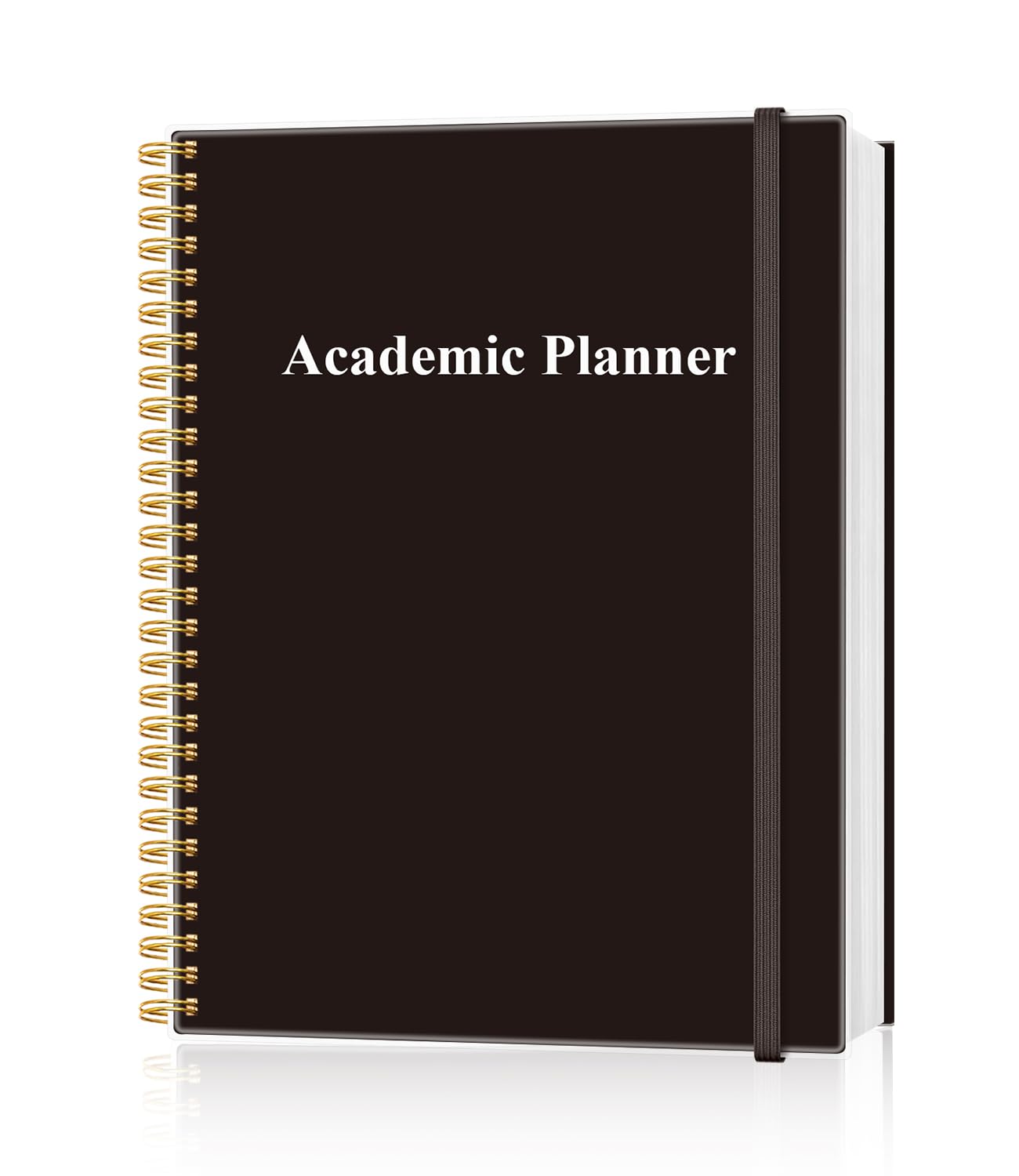 Academic Planner for 2026-2027 or Anytime - Undated Weekly Student Planner For Homeschool, High School, College & Nursing Students, 200 Pages, 8.5" x 11", Black