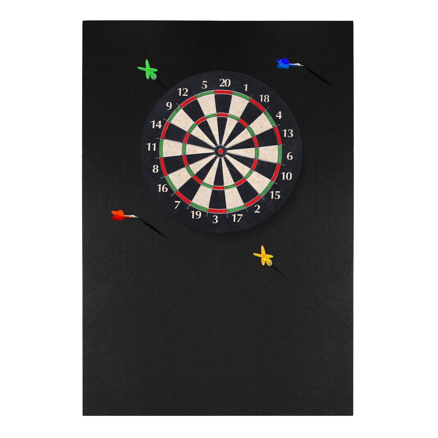 Dart Board Wall Protectors, 36" H X 24" W X 0.5" Thickness, Felt Wall Tiles Dart Board Wall Surround Protector, Cork Board Alternative