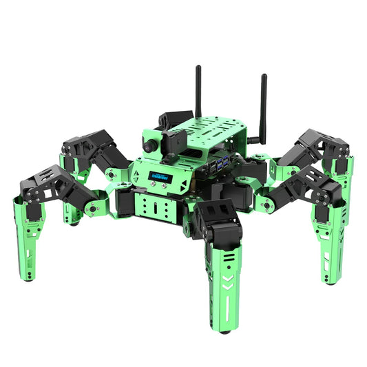 HIWONDER JetHexa Hexapod Robot Kit for ROS Jetson Nano AI Vision Monocular Camera Programmable Smart Robot Color Sorting Line Tracking Target Recognition, Standard Kit