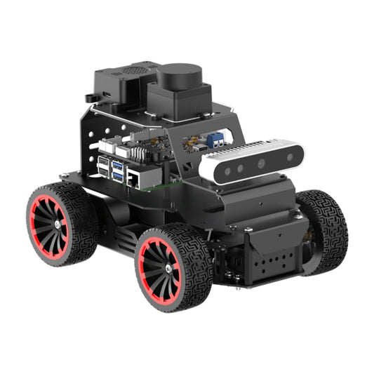 LewanSoul Robot Car Kit with ChatGPT Large AI Model, 3D Depth Camera & Lidar, ROS2 Humble SLAM Mapping Navigation, Python Robotics for Adults, MentorPi A1 Advanced Kit (No Raspberry Pi)