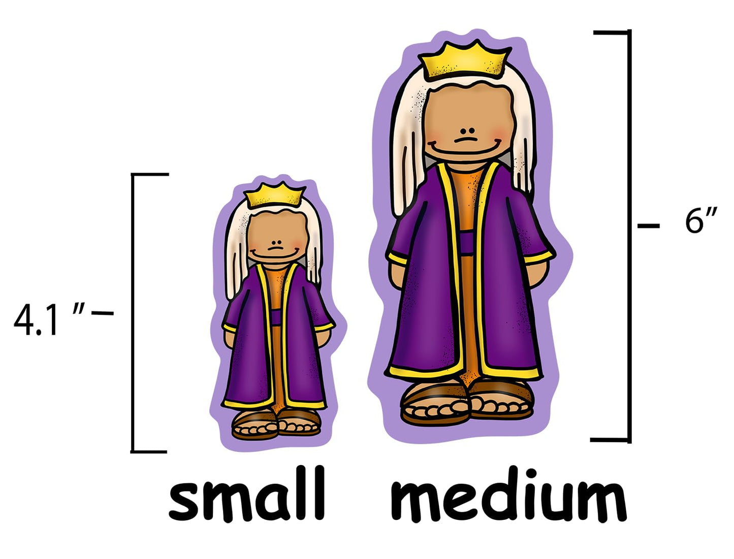 Story Time Felts Nativity Birth of Baby Jesus Felt Figures Flannel Board Stories 25 Pieces Christmas Scene (Medium)