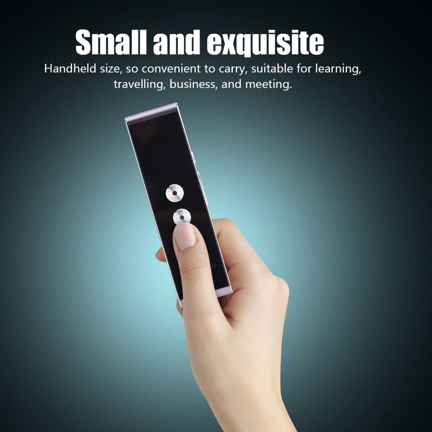 Language Translator Device, Portable Smart Two Way Voice Translator in Real Time, Bluetooth Multi Language Electronic Foreign Language Translators Pocket Translator for Learning