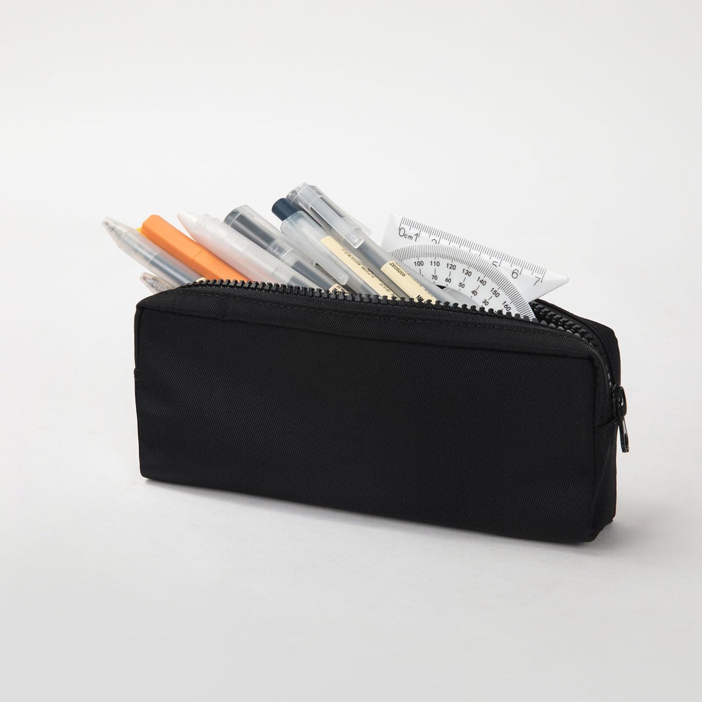YONBEN Color Pencil Case Simple Oxford Fabric Bag for Student Lightweight Design (Light gray,Oxford Fabric)