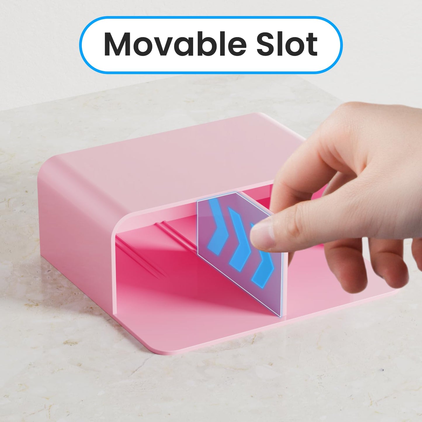 First-zgel 3 Pcs Magnetic Pen Holder, Magnetic Dry Erase Marker Holder, Wall Remote Control Holder, Whiteboard Marker Holder for School, Office, Home, Locker Accessories (Pink)