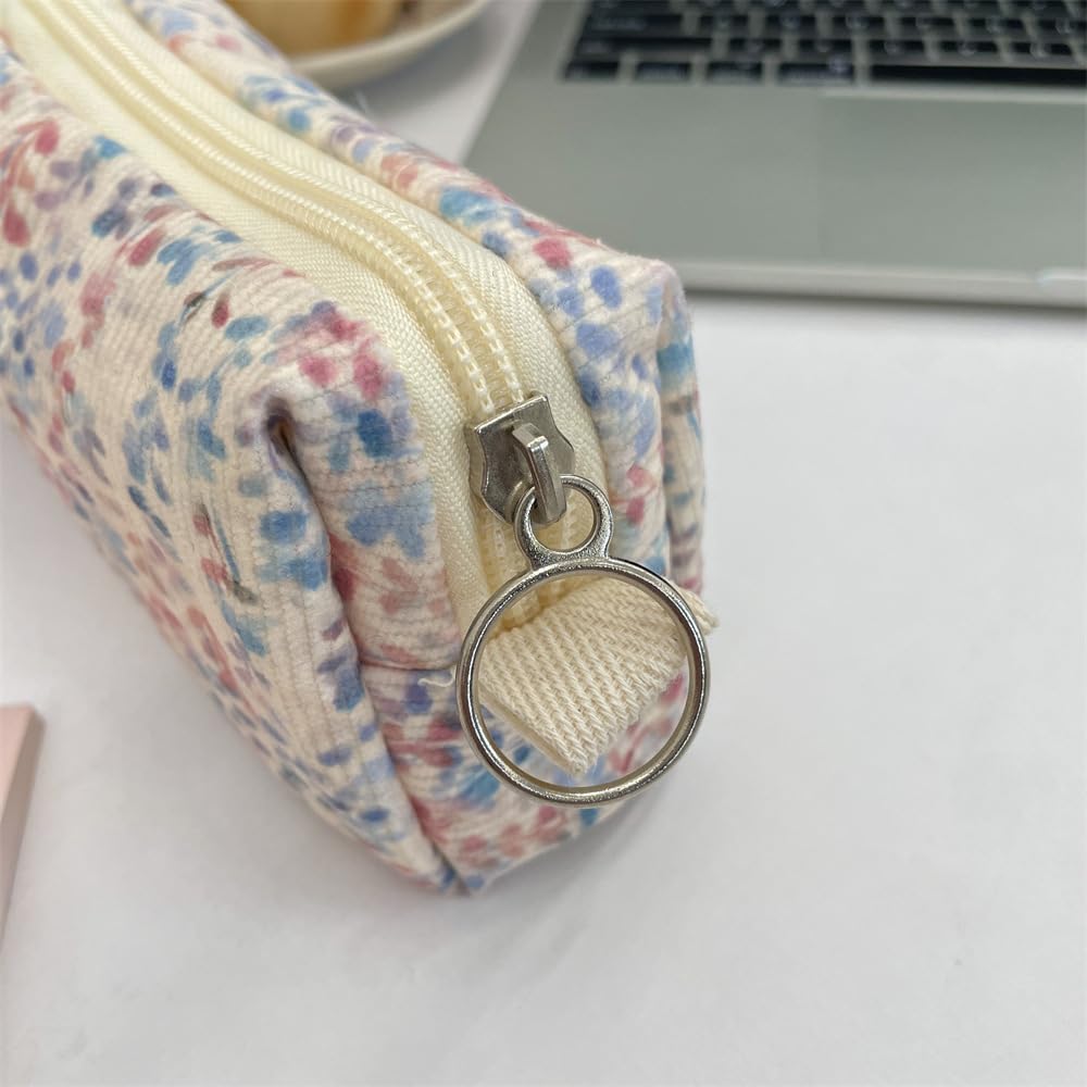 OZAOZ Cute Pencil Case Aesthetic Student Pencil Pouch Coin Pen Pouch Cosmetic Bag Office Stationery Organizer For Kids Teen School (S)