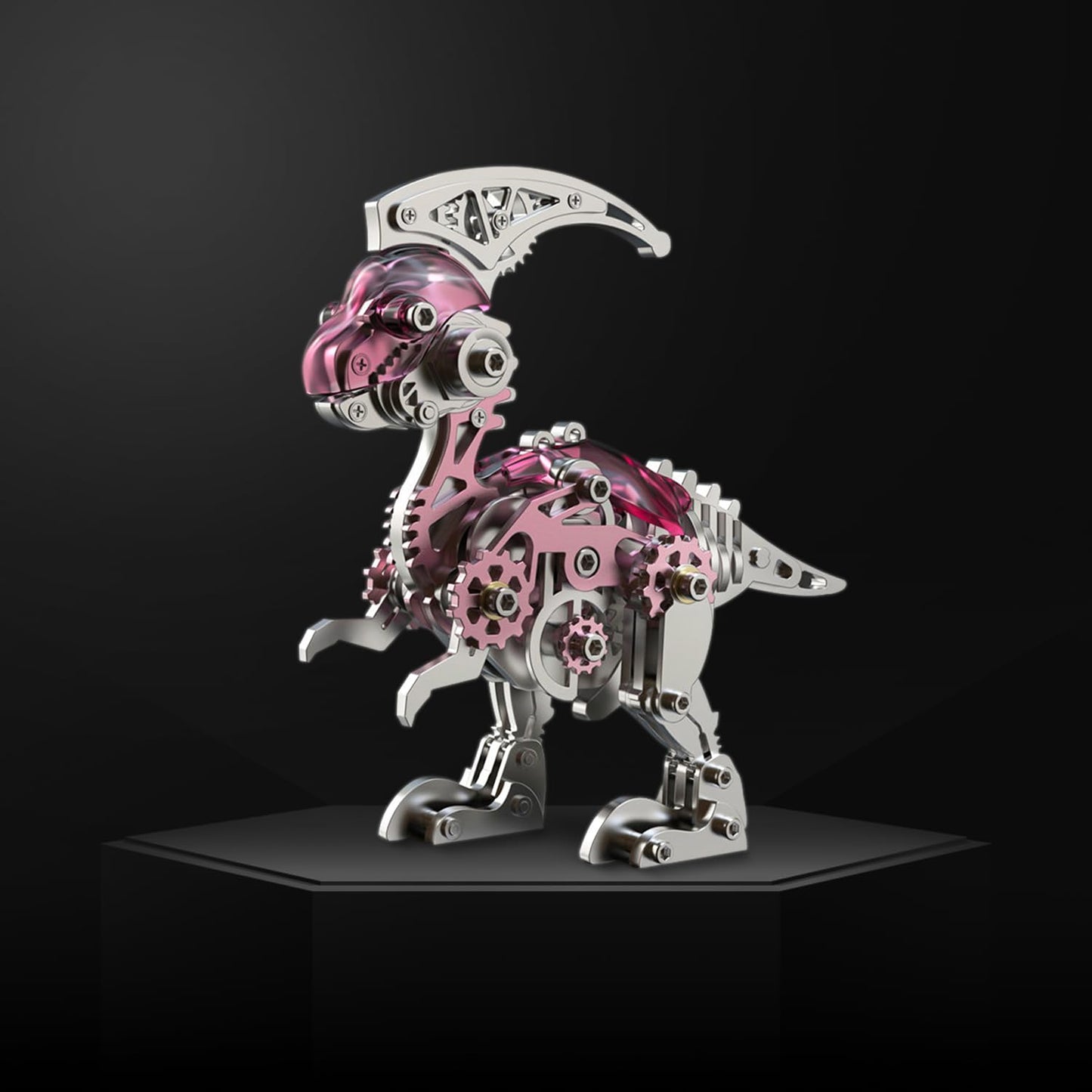 3D Metal Puzzles for Adults,Mechanical Dinosaur,Steel Dinosaur Series DIY 3D Metal Model Kits,Home Decoration Art Handicrafts Gifts Toys