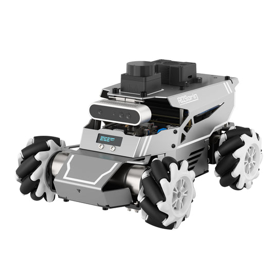 HIWONDER ROS2 Robot Car for Jetson RPi Gemini ChatGPT Large AI Models Depth Camera Lidar SLAM Mapping Autonomous Driving Programming Education Smart Robotic Car, ROSOrin Standard Kit (NO Controller)