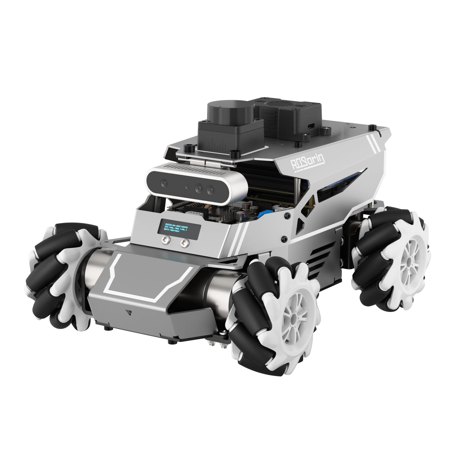 HIWONDER ROS2 Robot Car for Jetson RPi Gemini ChatGPT Large AI Models Depth Camera SLAM Mapping Autonomous Driving Programming Education Smart AI Robotic Car, ROSOrin Standard Kit & Jetson Orin NX 8G