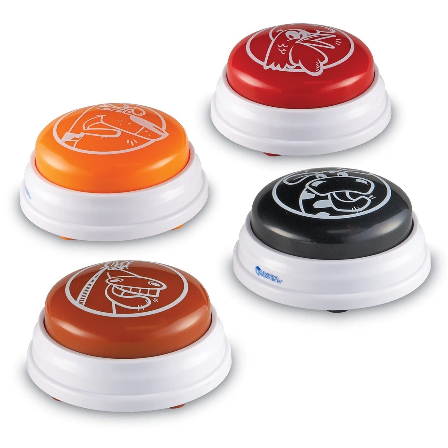 Learning Resources Barnyard Buzzers, Set of 4, Assorted Sounds and Colors, Ages 3+