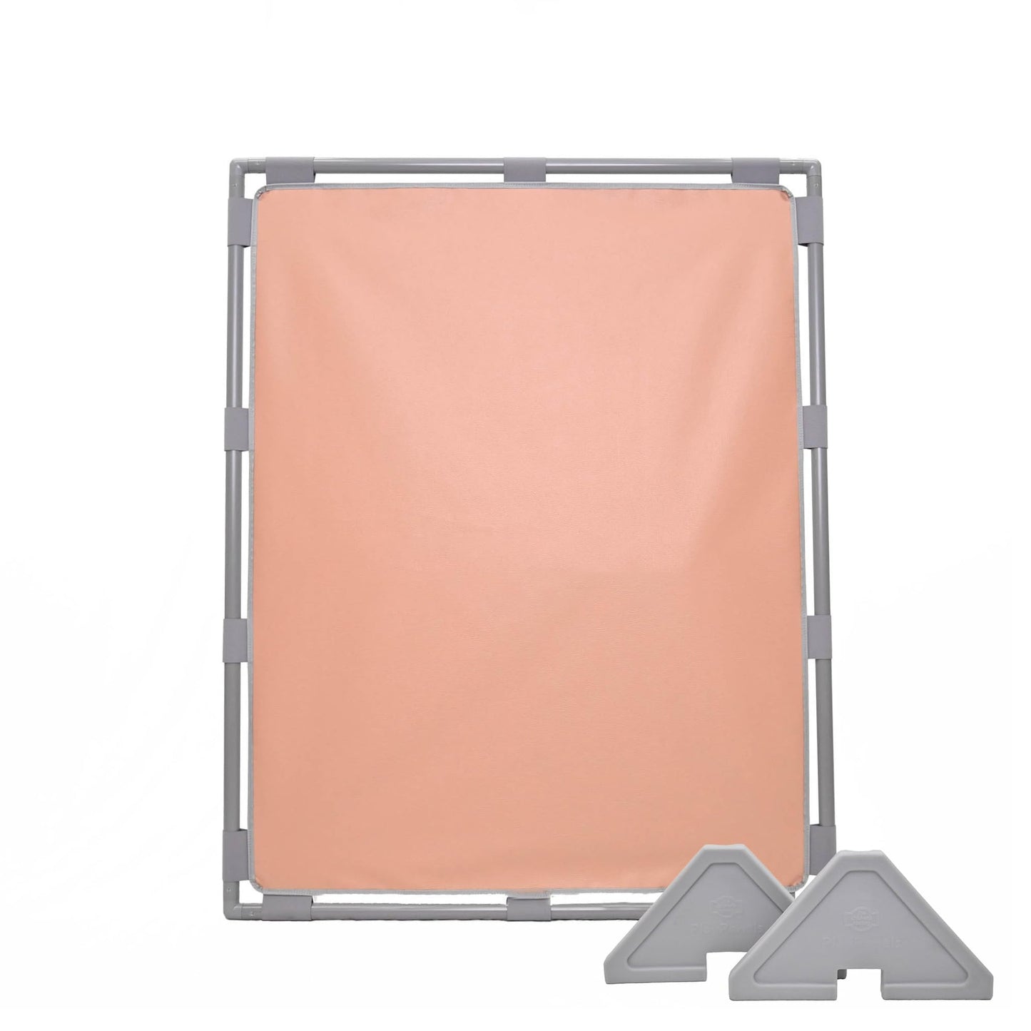 Children's Factory Big Screen PlayPanel, Kids Room Divider, Classroom Privacy Screen, Cantilever Feet Included, Clay
