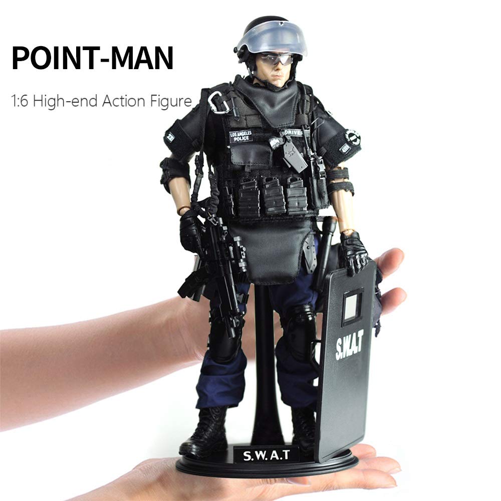 YEIBOBO ! Highly Detail Special Forces 12inch Action Figure SWAT Team (Point-Man)