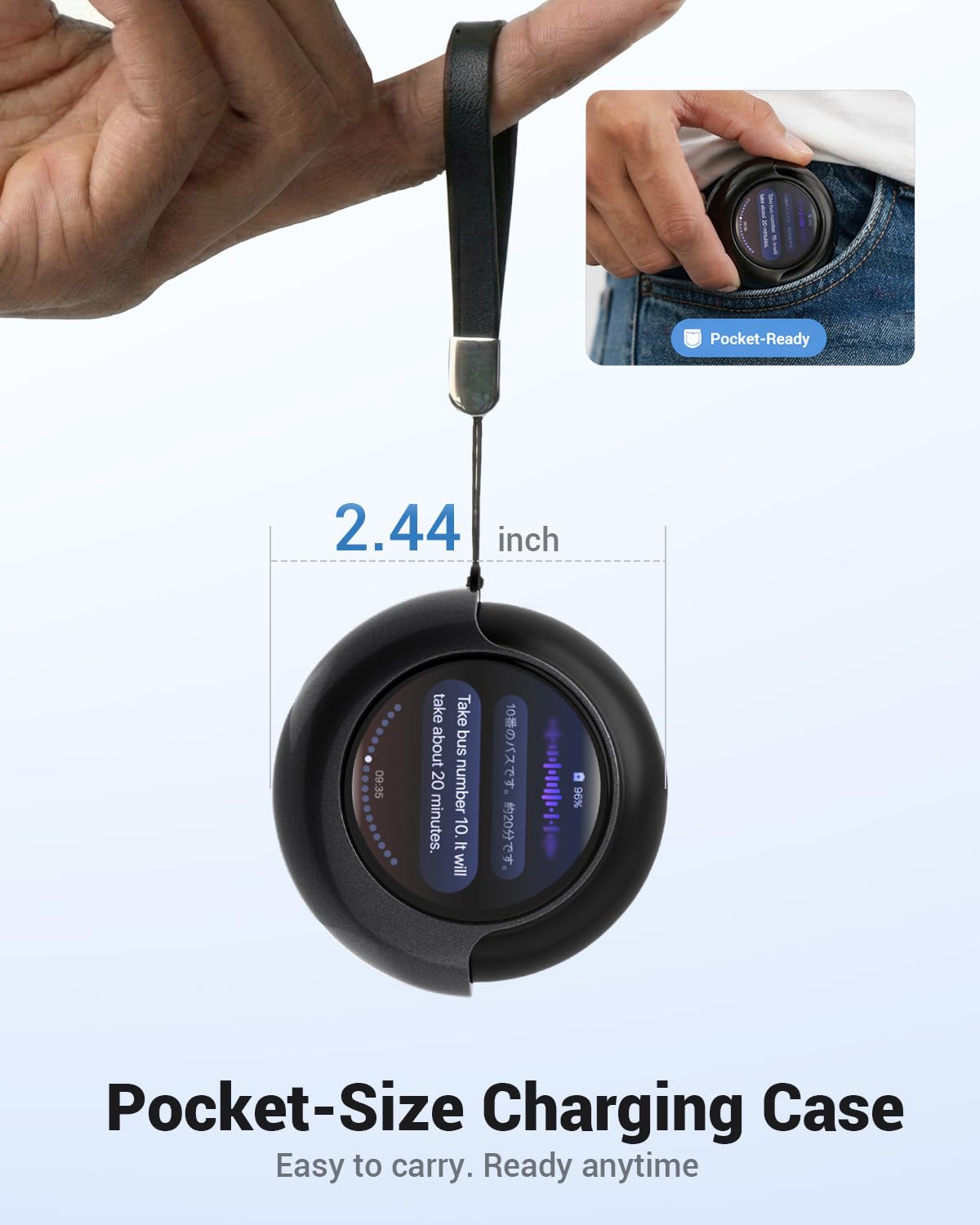 AI Translation Earbuds Real Time, 157 Languages 2-Way Translator Earbuds with Call Translation, 3-in-1 Interpreter, 40H Playtime, Audifonos Traductores Inglés Español for Travel Business Learning