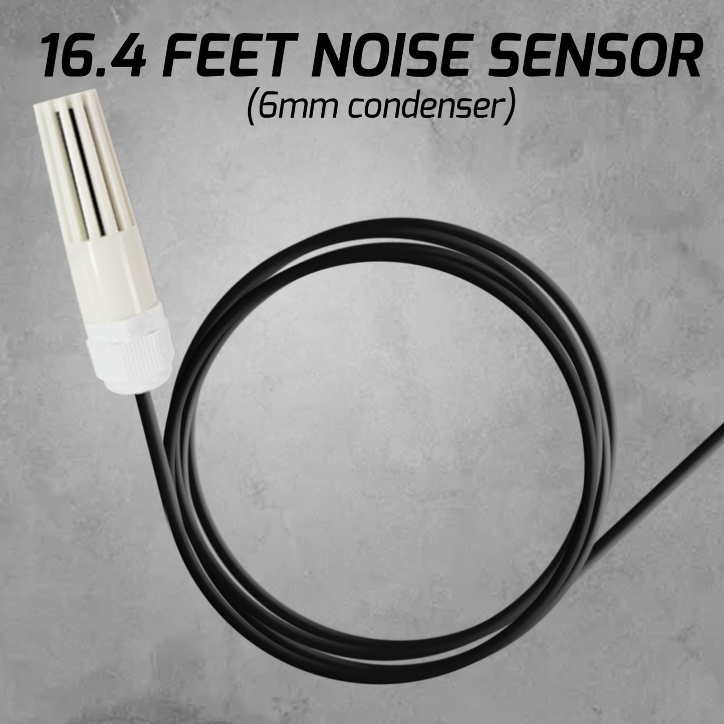 Decibel Meter Recorder 13 Inches Sound Level Meter, Wall Mount Noise Meter for Classroom Sound Meter with 16.4ft Sensor, Buzzer Alarm and Unlimited Data Logging, Noise Meter Decibel for Studio, Home