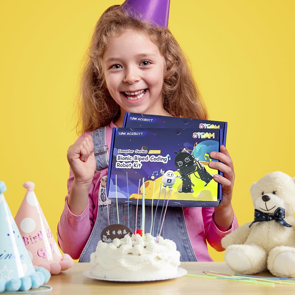 ACEBOTT Robotics for Kids Ages 12-16，Bionic Biped Robot Kit for Arduino ESP32, STEM Science Kits, Cool Engineering Building Toys, Science Coding Kit for 12+ Boys Girls Teens and Adults Unique Gifts