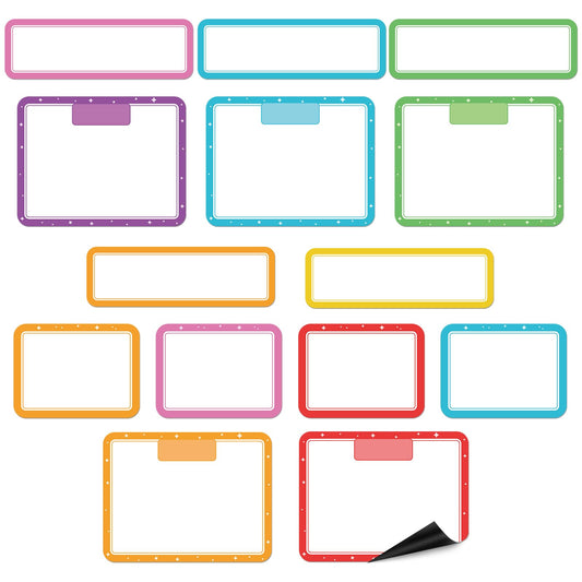 15 Pcs Magnetic Write Wipe Paper Organization Chart Dry Erase Objectives Learning Magnets for Classroom Whiteboard Great for Classroom Goals Targets School Whiteboard Teaching Essential Supplies