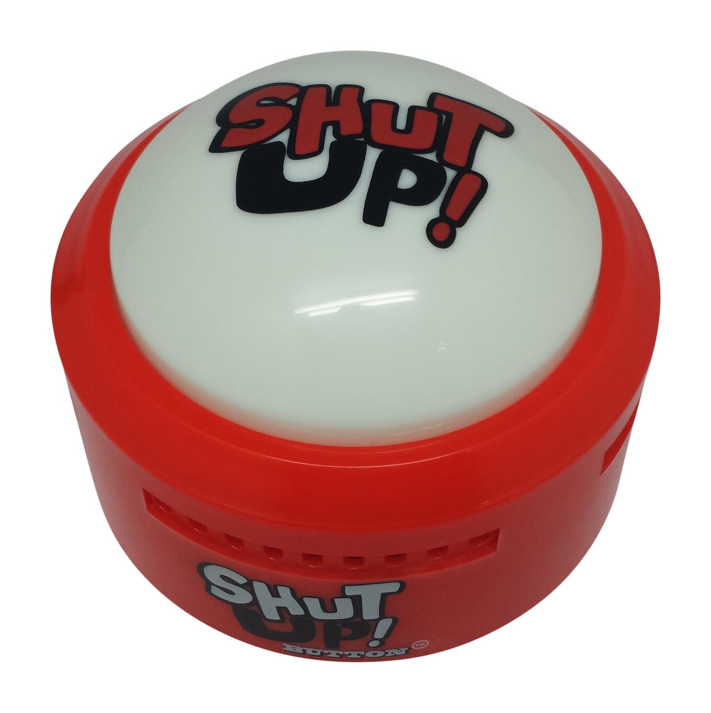 Talkie Toys Products Shut Up Button – 12 Funny Shut Up Sayings – Hilarious Talking Toy for Games, Trivia, Stress Relief, Office Humor and More