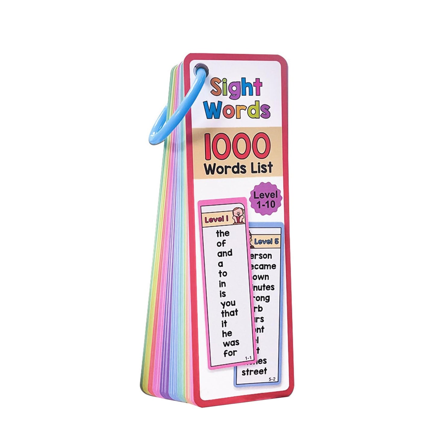 Sided Vocabulary Flashcards Educational Learning Cards High Frequency Sight Words Learn to Read Sight Words