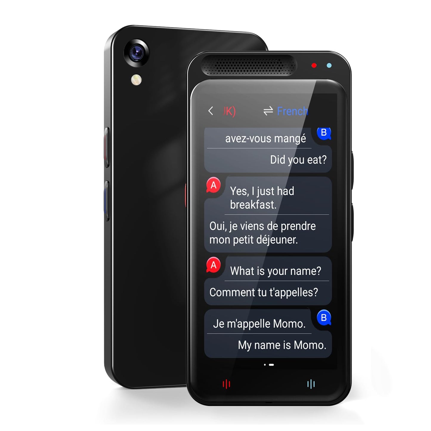 Language Translator Device, 150+ Languages Two-Way Real Time Translator Device No WiFi Needed Upgraded ChatGPT, Instant Translator, Offline&Text&Photo&Voice Translation for Travel Business Learning