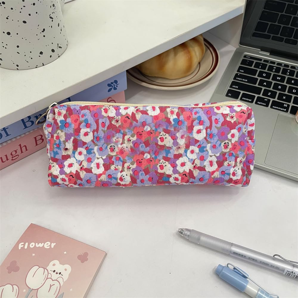 OZAOZ Cute Pencil Case Aesthetic Student Pencil Pouch Coin Pen Pouch Cosmetic Bag Office Stationery Organizer For Kids Teen School (Y)
