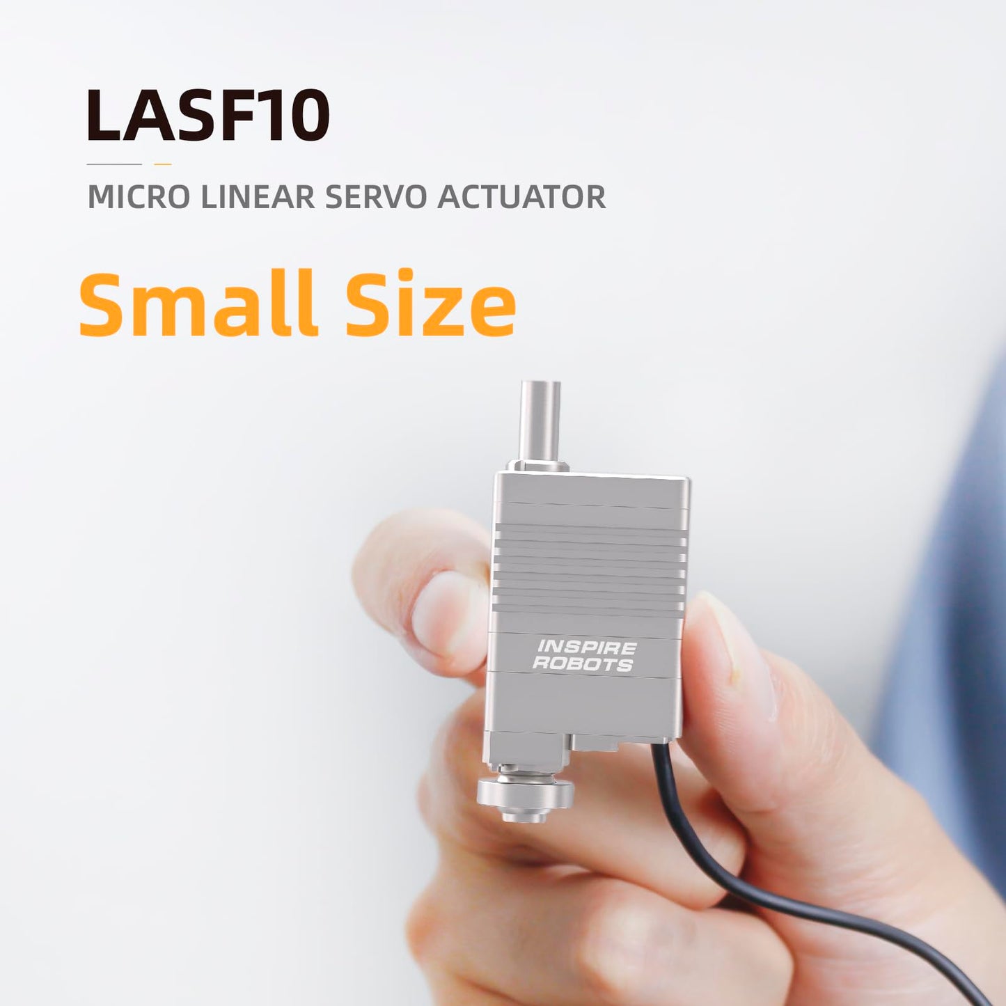 High Precision Micro Linear Servo Actuator with Force Control Sensor,Stroke 10mm,Force 23.6lbs(105N),Speed 13mm/s| for Robotics,Industrial Automation,Medical and Healthcare Equipment|LASF10-024D
