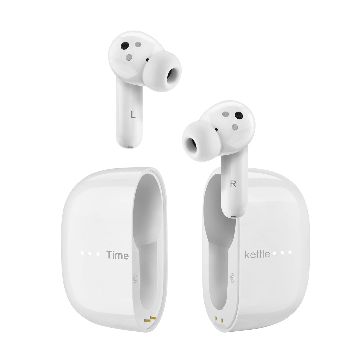 Timekettle M3 Language Translator Earbuds,Two-Way Translator Device with APP for 40 Languages Online,Voice Bluetooth Translator Earbuds,Compatible with iOS,Android (Online Version) White