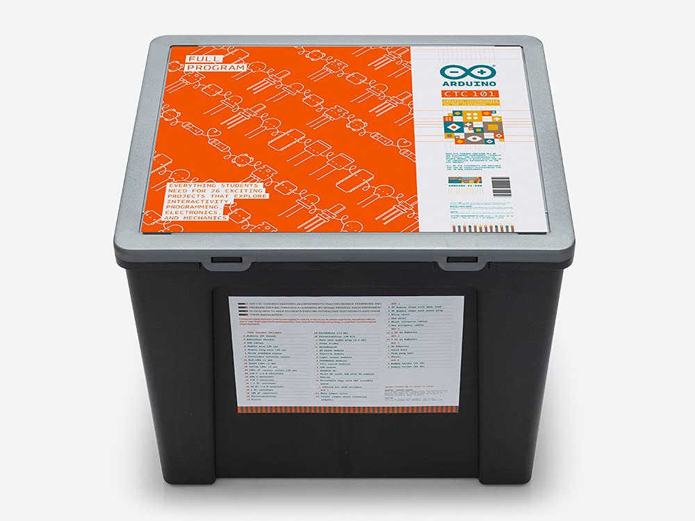 Arduino CTC 101 Program - FULL [AKX00002] - Complete Kit for Educational Coding, Electronics & STEM Learning