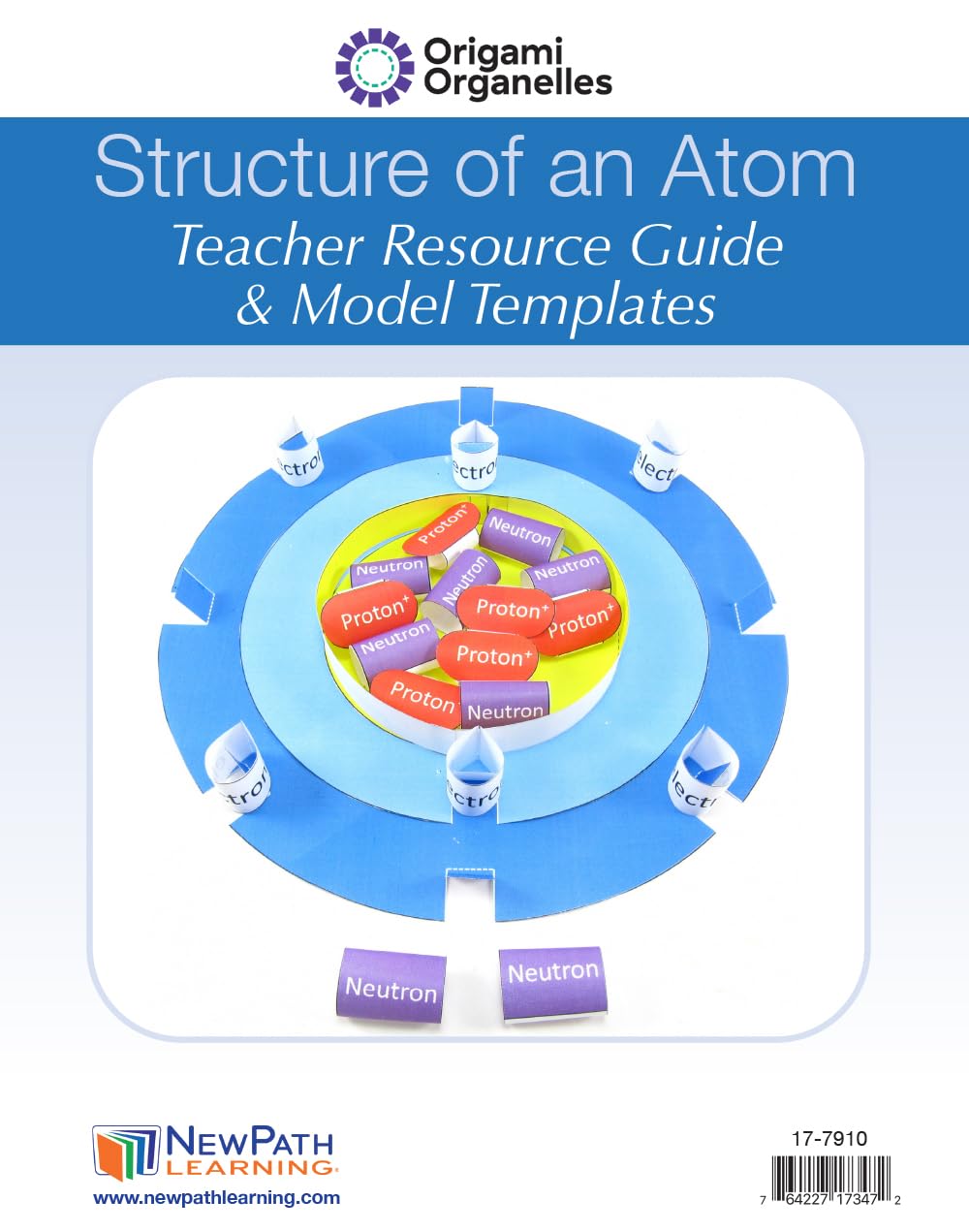 NewPath Structure of an Atom 3-D Paper Model Making Kit - Individual Student Edition (24-7910)