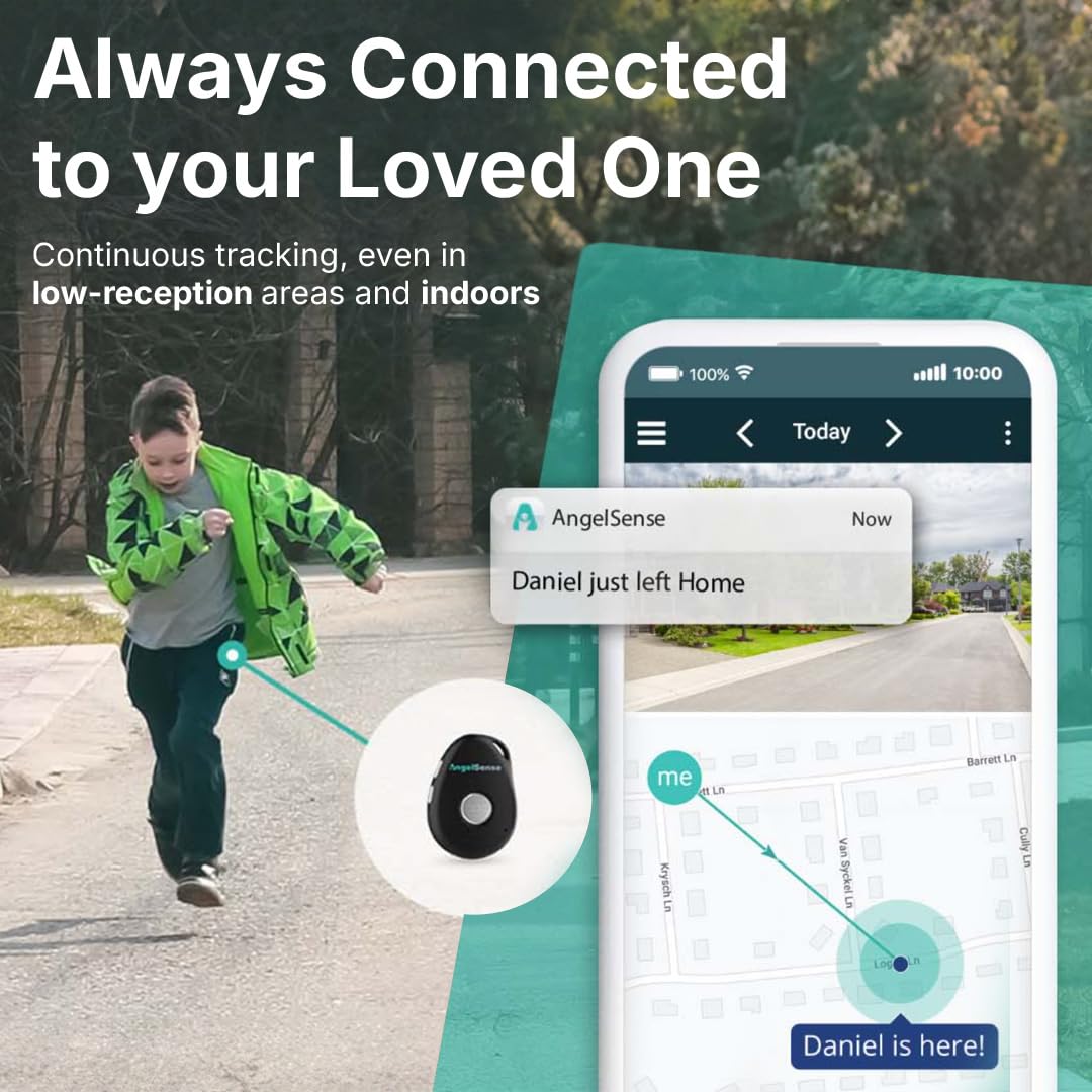 Safety Monitor for Kids with Special Needs, Autism and Elderly - GPS Tracker for Kids, SOS Button, 2-Way Speakerphone, Real Time Location Alerts, School Bus Tracking - Subscription Required