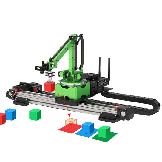 HIWONDER JetMax Pro AI Vision Robot Am Jetson Nano Robot Electric Sliding Rail Kit ROS Open Source with Detailed tutorials and Source Codes
