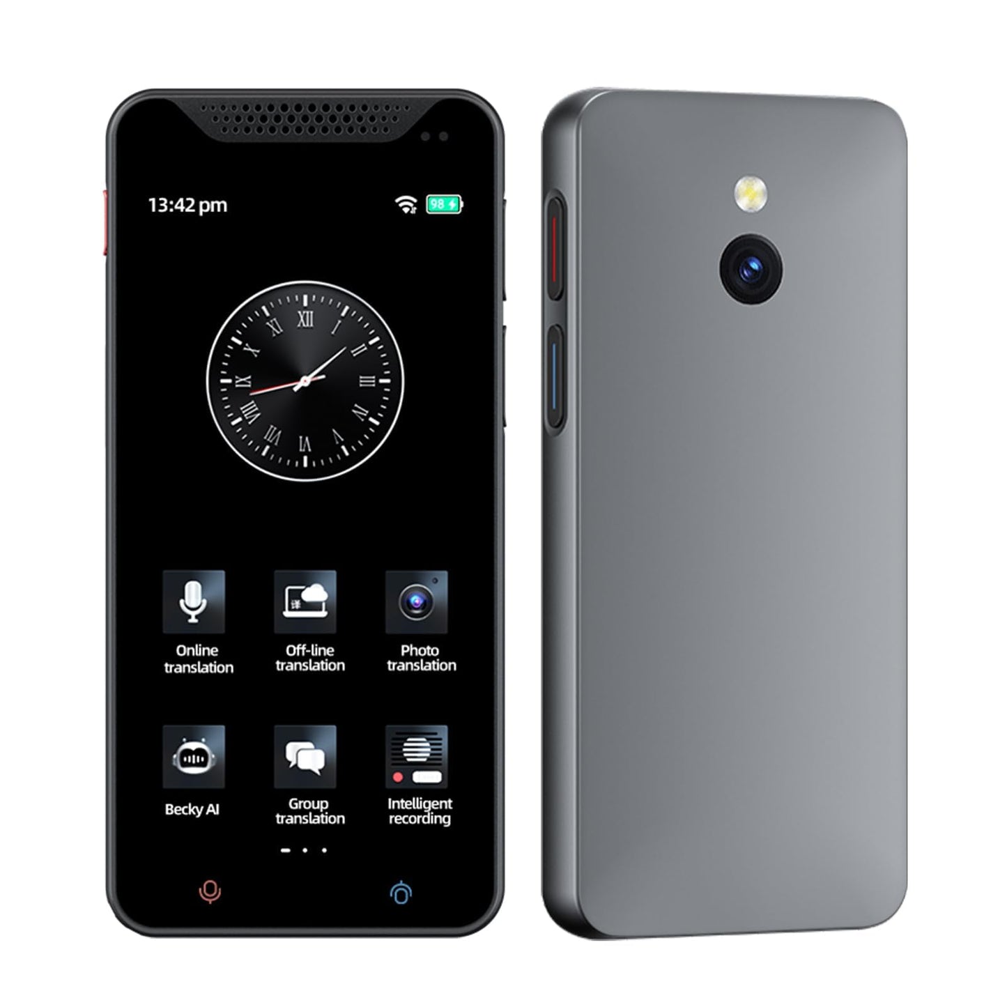 Language Translator Device with 5-inch HD Screen, Real Time Language Translator No WiFi Needed with 139 Languages, Online/Offline/AI/Voice/Photo Translation for Business Learning Travel