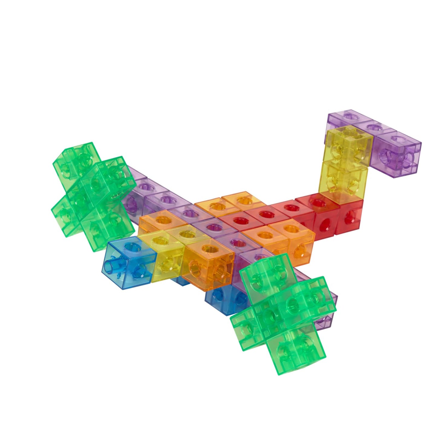 Excellerations Translucent Linking Cubes - 200 Pieces