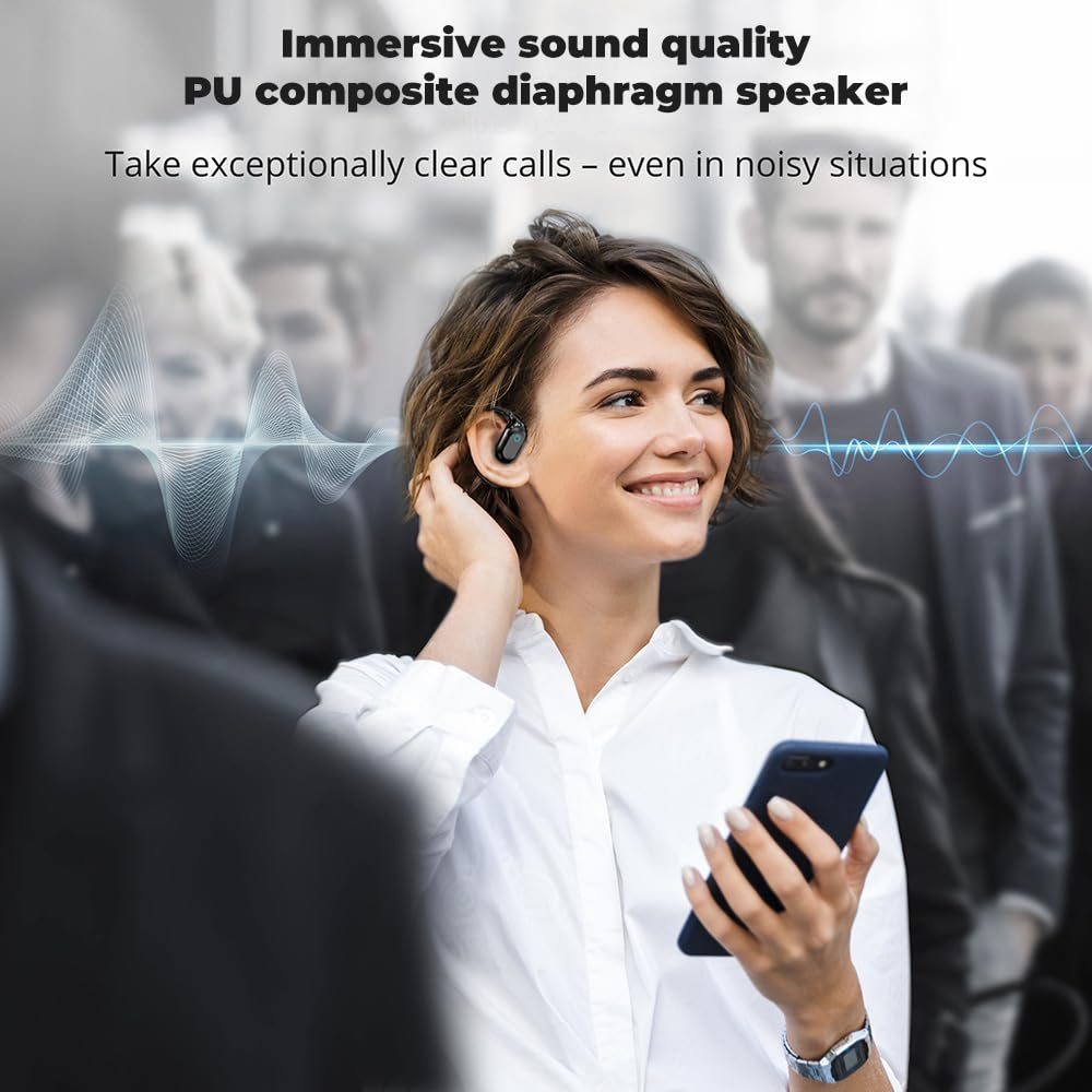 AI Translation Earbuds, 166 Language Translation Headphones, Translation Headphones with LED Screen Touch for Travel, Meetings, and Learning