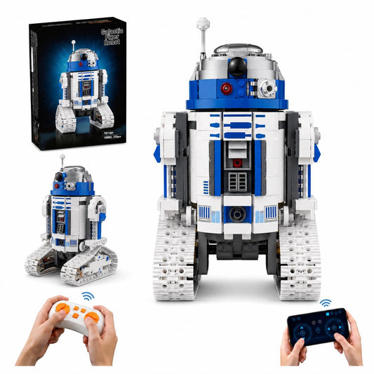 Galaxy Mechanic Robot Building Kit, Remote & App Control STEM Robot Building Toys, Compatible with Lego Robot, Father's Day Birthday Gifts for Teens Adults Fathers, 735PCS