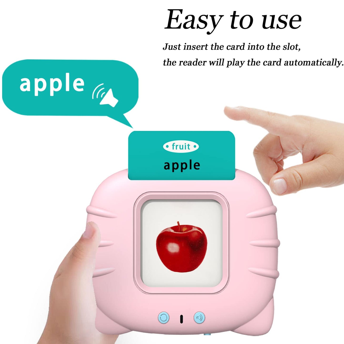Startcan Toddler Learning Toys for 2 3 4 5 Year Old Girls, Autism Sensory Toys for Autistic Children, Speech Therapy Toys, 112 Cards - 224 Sight Words Talking Flash Cards