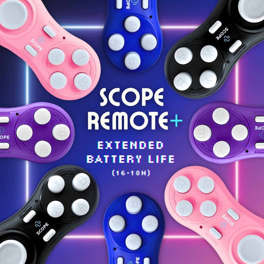 Scope Remote- Remote for Anki. Customizable with Anki Add-on, Compatible with Windows, Mac, iOS, iPad, and Android. Quizlet Compatible, Anki Controller. Amethyst Purple, Plus (16-18 Hours Battery)
