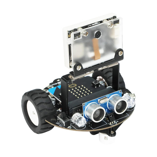 Yahboom Micro bit Smart Robot Car Tinybit Pro AI Visual Recognition Graphical Cooding Line Tracking Ultrasonic Sensor IR APP Control