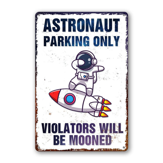 Outer Space Room Wall Decor For Kids Astronaut Decorations For Boys Space Themed Bedroom Decor For Boy Vintage Metal Tin Sign Space Decoration Space Theme Signs Birthday Party Gifts For Girls Bathroom